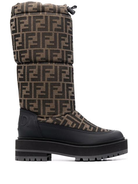 fendi monogram pants|Fendi monogram boots.